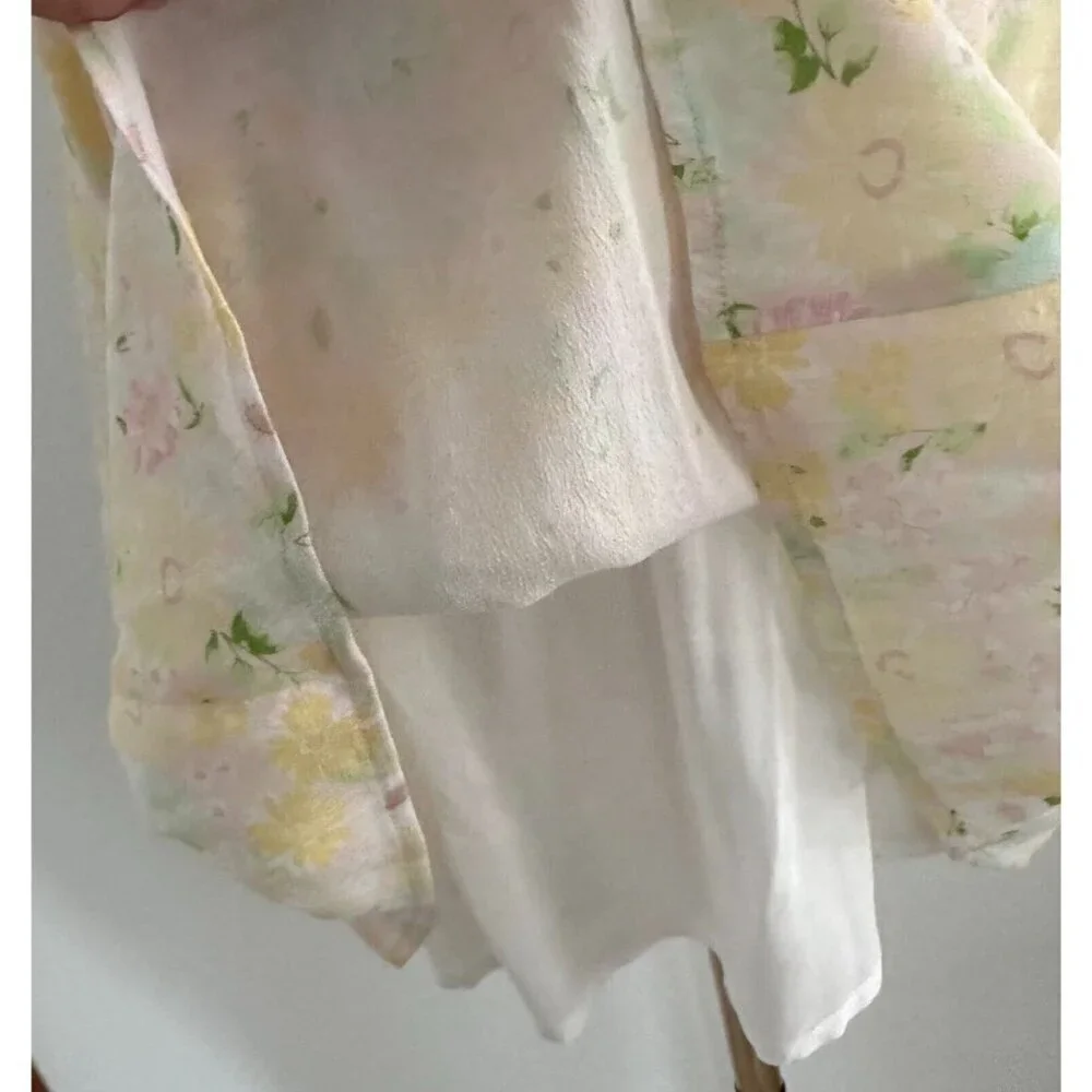 Sophie Rue by Anthropologie Puff Sleeve Mini Floral Dress Cottagecore - Picture 10 of 10